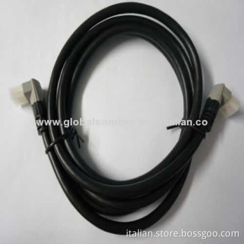 Right angle male to male HDMI cable
